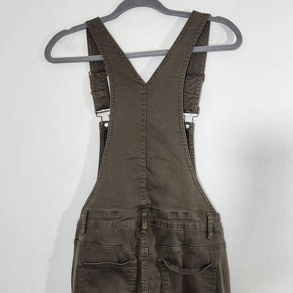 American Bazi Army Green Overalls with Distressing Size Medium Slim-leg Overalls - Picture 6 of 10
